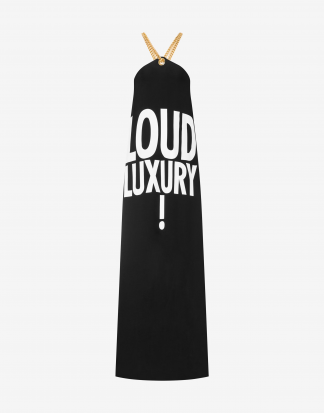 Moschino abito loud luxury