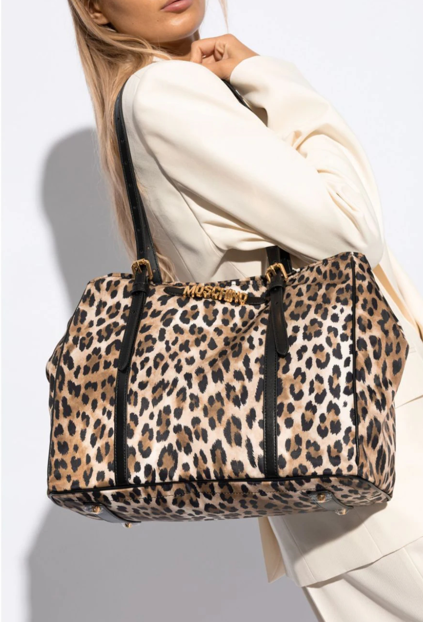 Moschino borsa shopping maculata Moschino borsa shopping maculata