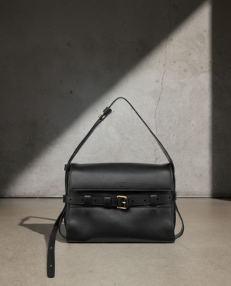 Moschino tie me bag nera