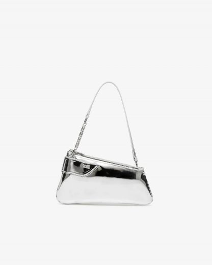 GCDS Comma Notte bag argento
