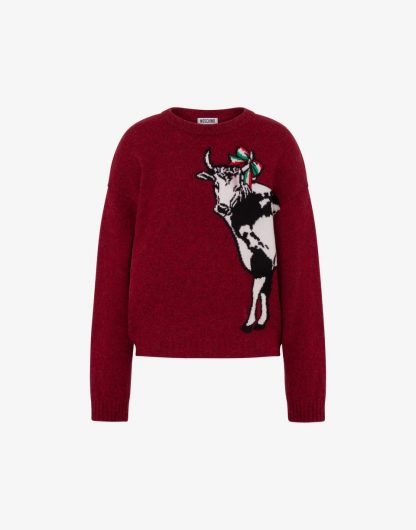 Moschino Maglione mucca