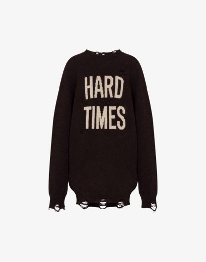 Moschino Pullover hard times