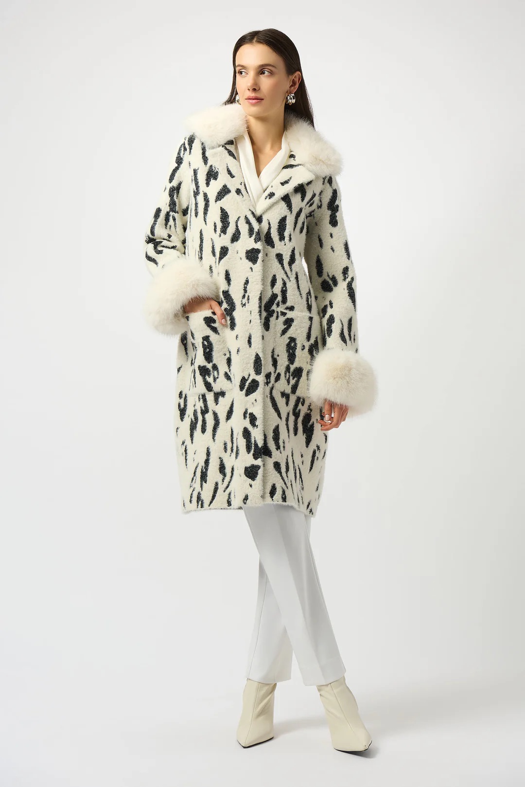 Joseph Ribkoff cappotto bianco Joseph Ribkoff cappotto bianco