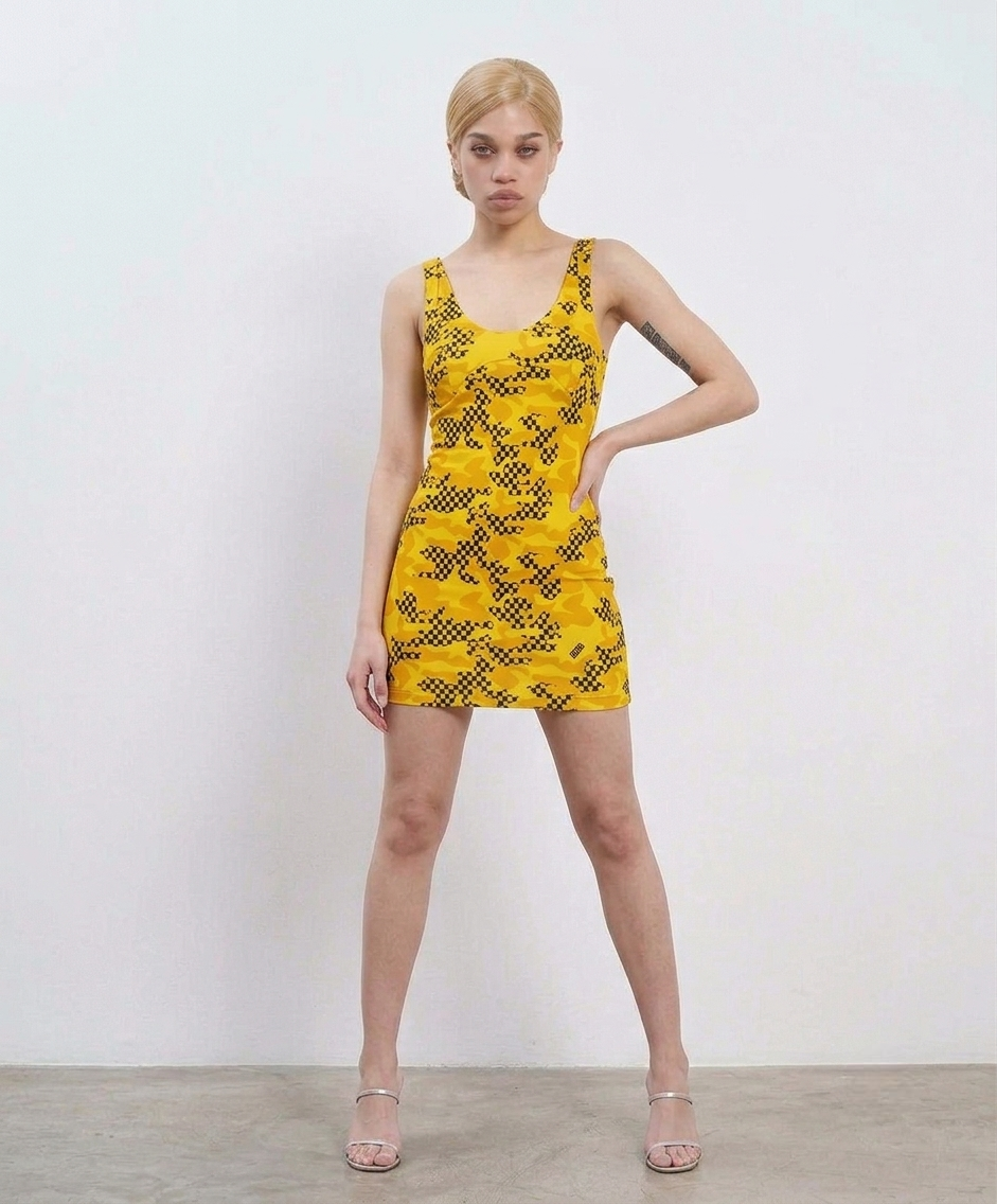 GCDS Abito giallo