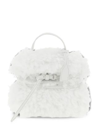 Moschino Borsa tie me in shearling