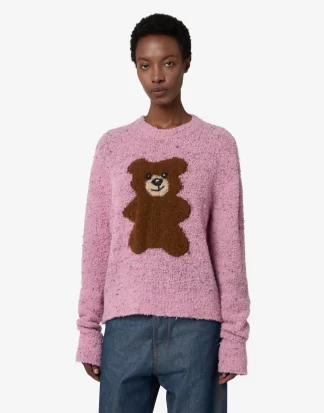 Moschino Pullover teddy bear rosa