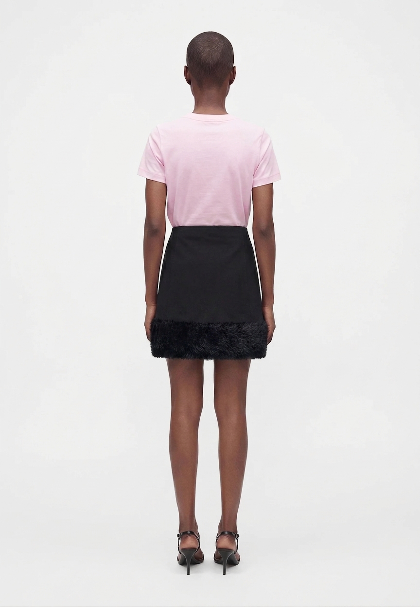 Moschino Gonna con pelliccia - immagine 3