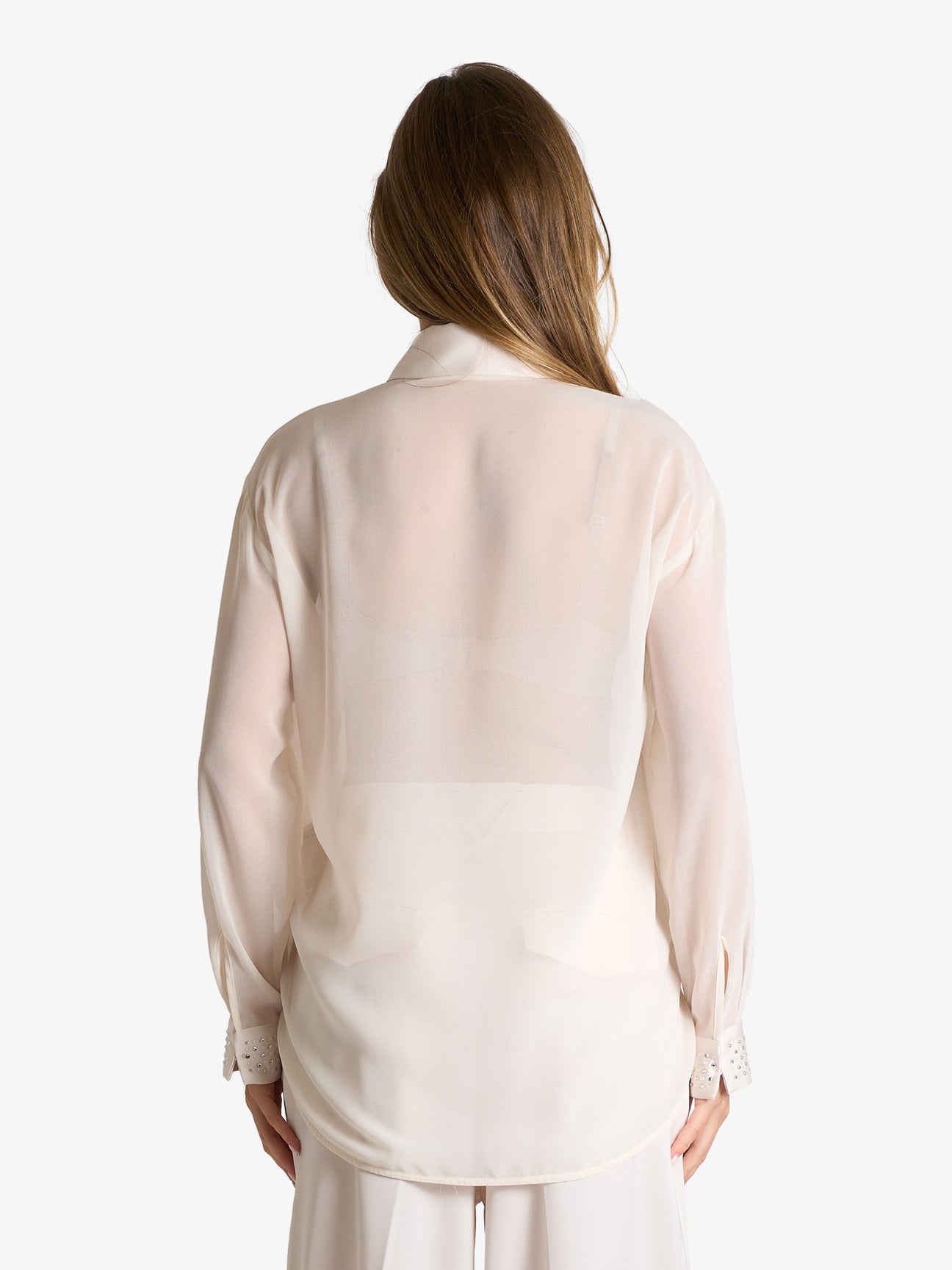 Simona Corsellini Camicia gioiello bianca - immagine 3
