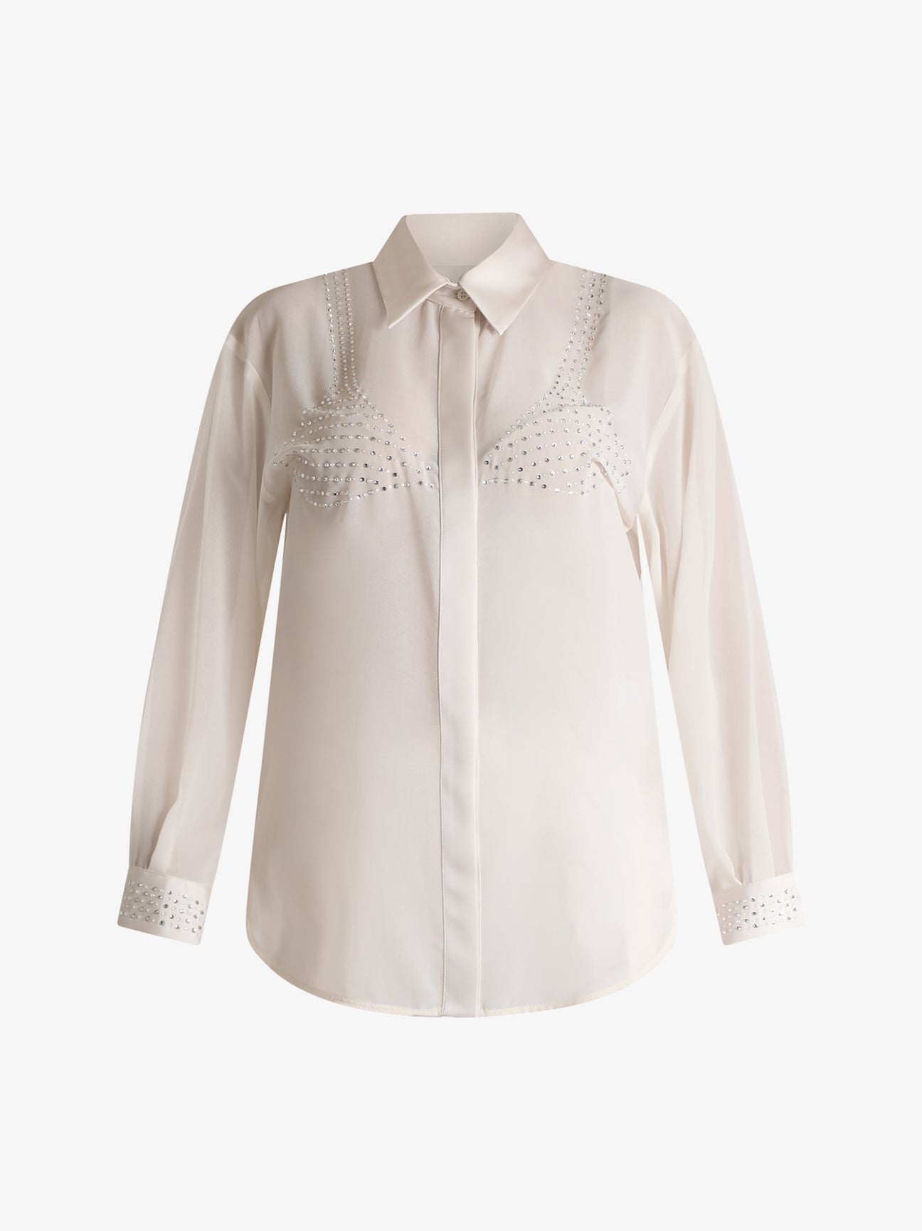 Simona Corsellini Camicia bianca gioiello
