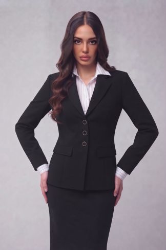 Simona Corsellini giacca nera