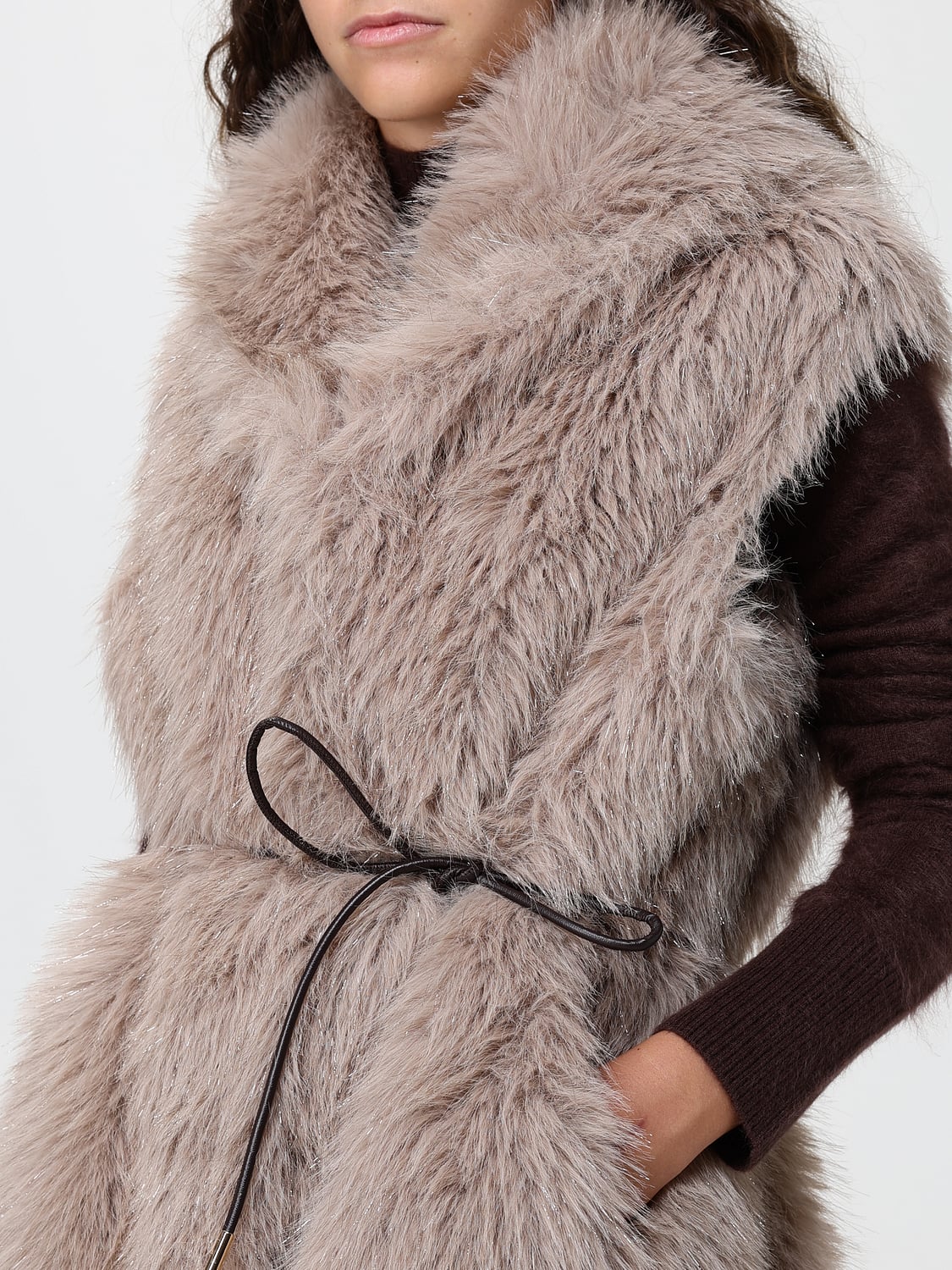 Simona Corsellini Gilet in pelliccia - immagine 2
