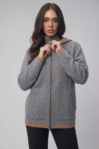 CLAN cardigan con zip